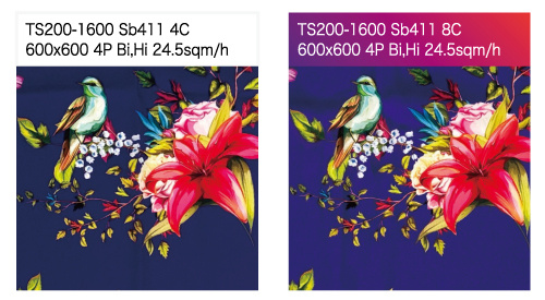 With Violet ink, even bluish purples that typically appear muted in 4-color printing are rendered with brilliant and vivid intensity.