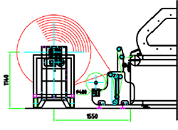 Jumbo roll feeding unit