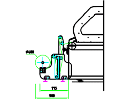 Rolled textile feeding unit