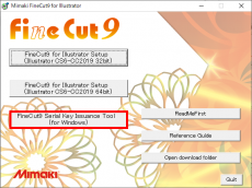 mimaki finecut 9 serial key