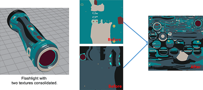 TEXTURE OPTIMIZATION (texture data optimization): Mimaki 3D Print prep Pro