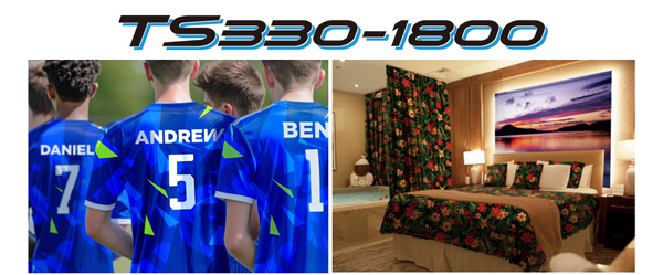 TS330-1800: 1.9-meter-wide sublimation transfer inkjet printer