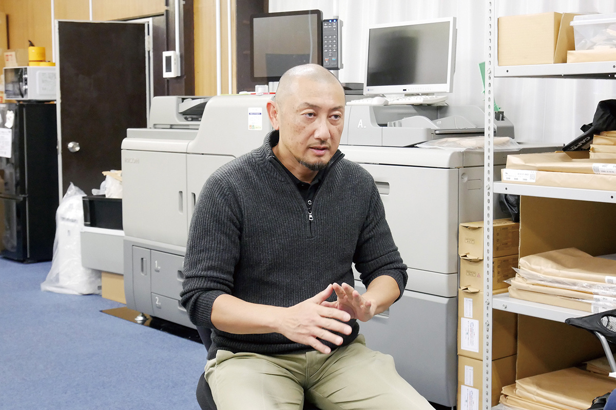 Noriyoshi Nakamura, Manager, Digital On-Demand Label Section, Manufacturing Department