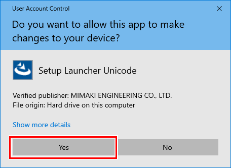 User Account Control dialog
