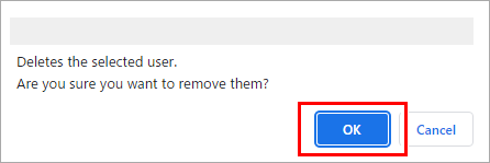 Delete Account dialog