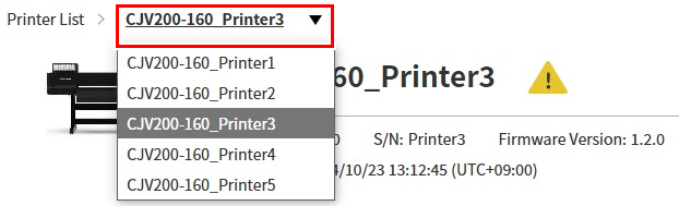 Breadcrumbs list display screen