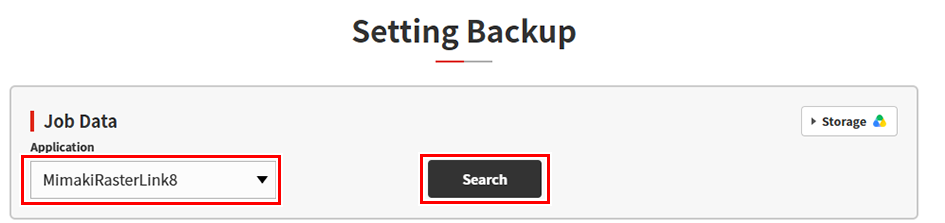 Settings Backup_Click Search