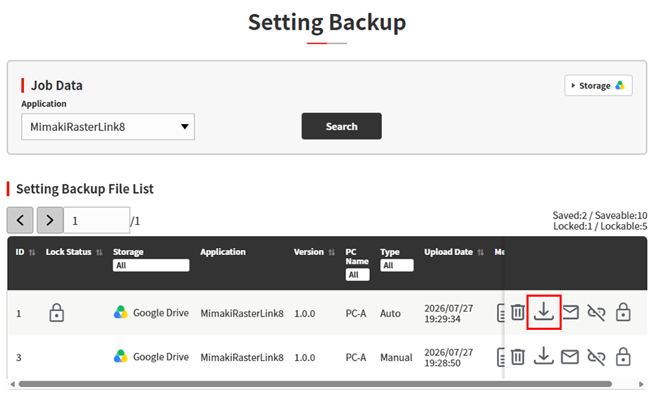 Settings Backup_Click Download