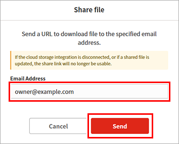 Settings Backup_File Sharing Dialog