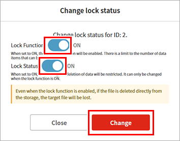 Settings Backup_LockStatusChangeDialog