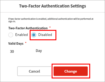 Two-Factor Authentication_Settings Dialog