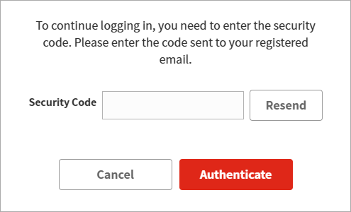 Two-Factor Authentication_Security code entry dialog