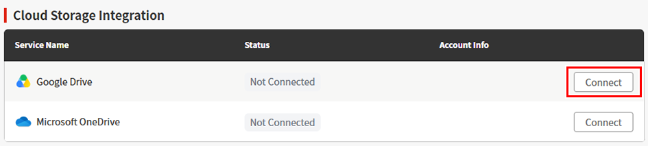 Cloud Storage Integration_Click Connect