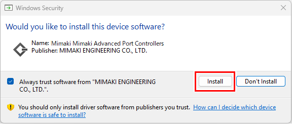 Windows Security Dialog