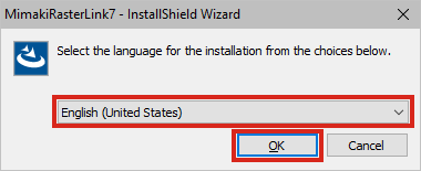 Setup language selection dialog