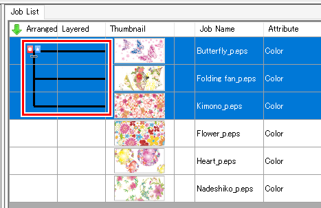 RasterLink7 [Ref] | Arrange - Operations