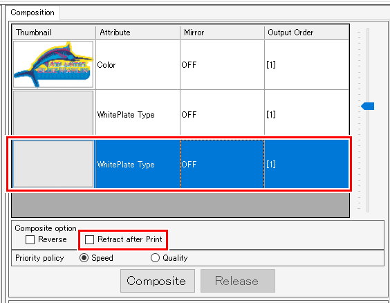 Compositing screen when printing overlapping plates with the same job attributes1