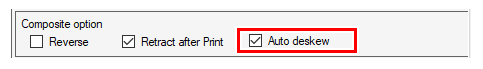 Auto Skew Correction item in Composite Options