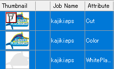 Composite list display screen