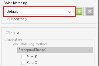 Color Matching Recommended Values_