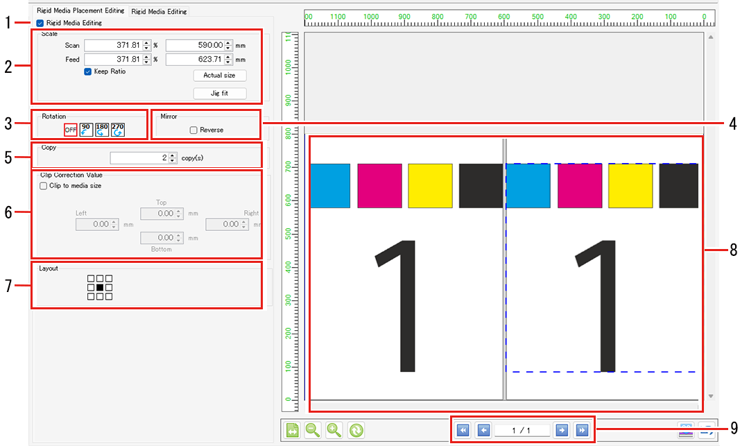 Rigid Media Placement Editing Tab_