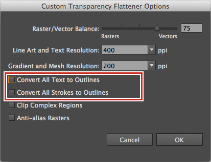 Check box off setting screen