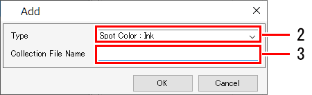 Color correction type selection screen_