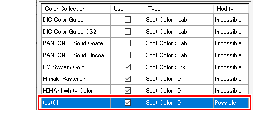 File selection screen