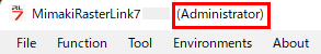 User Permissions Display in the Title Bar