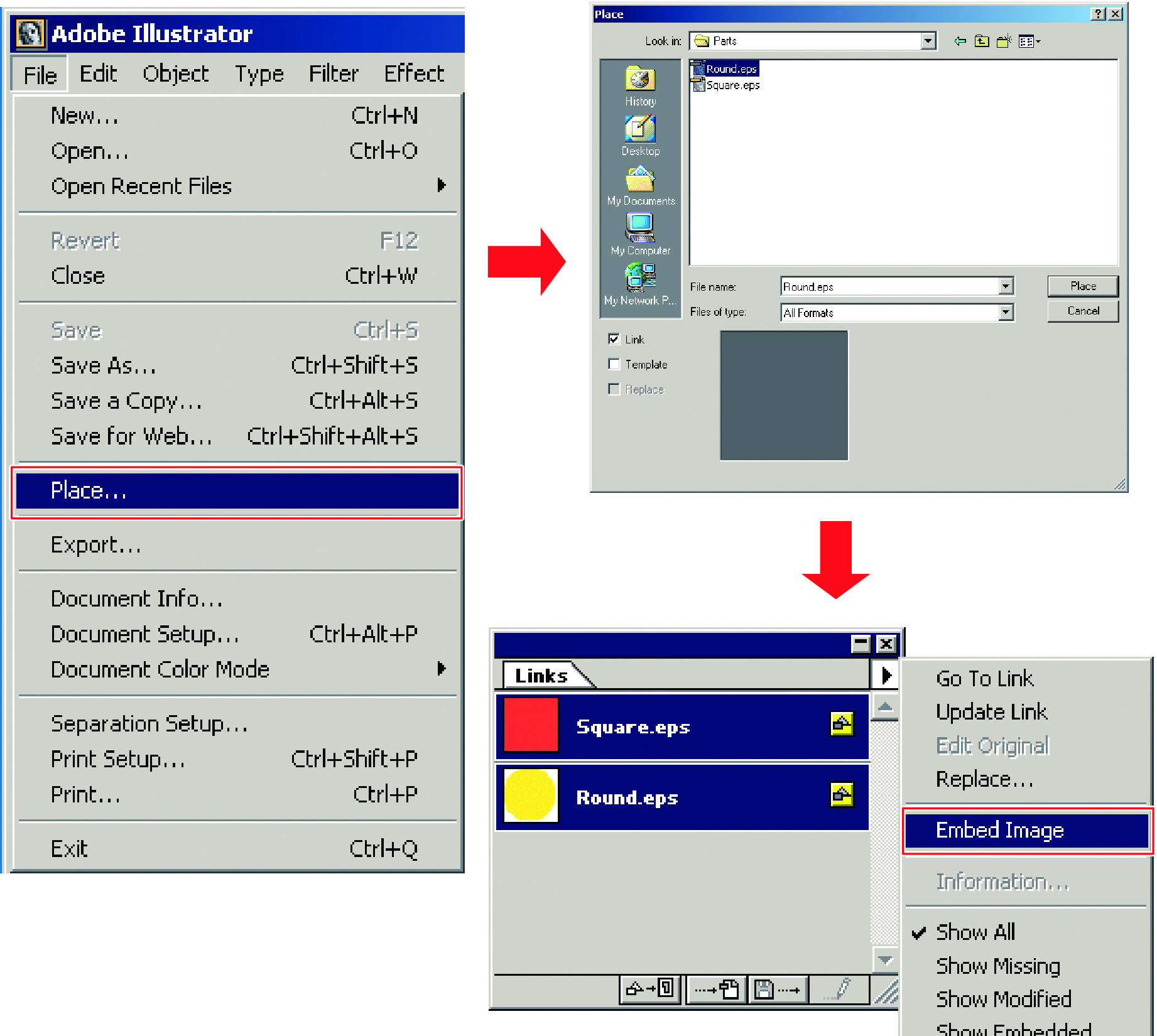 Image fitting setting diagram_