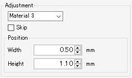 Adjustment items