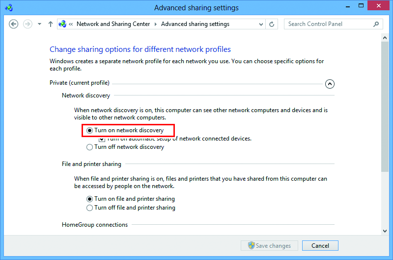 RasterLink6Plus [Net] | Shared and Search Settings