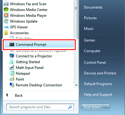 RasterLink6Plus [Net] | Checking Host Name and IP Address Settings