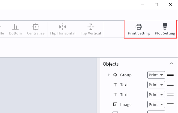 Output execution screen from canvas screen_