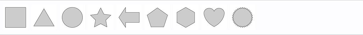 Select a shape in the object bar_